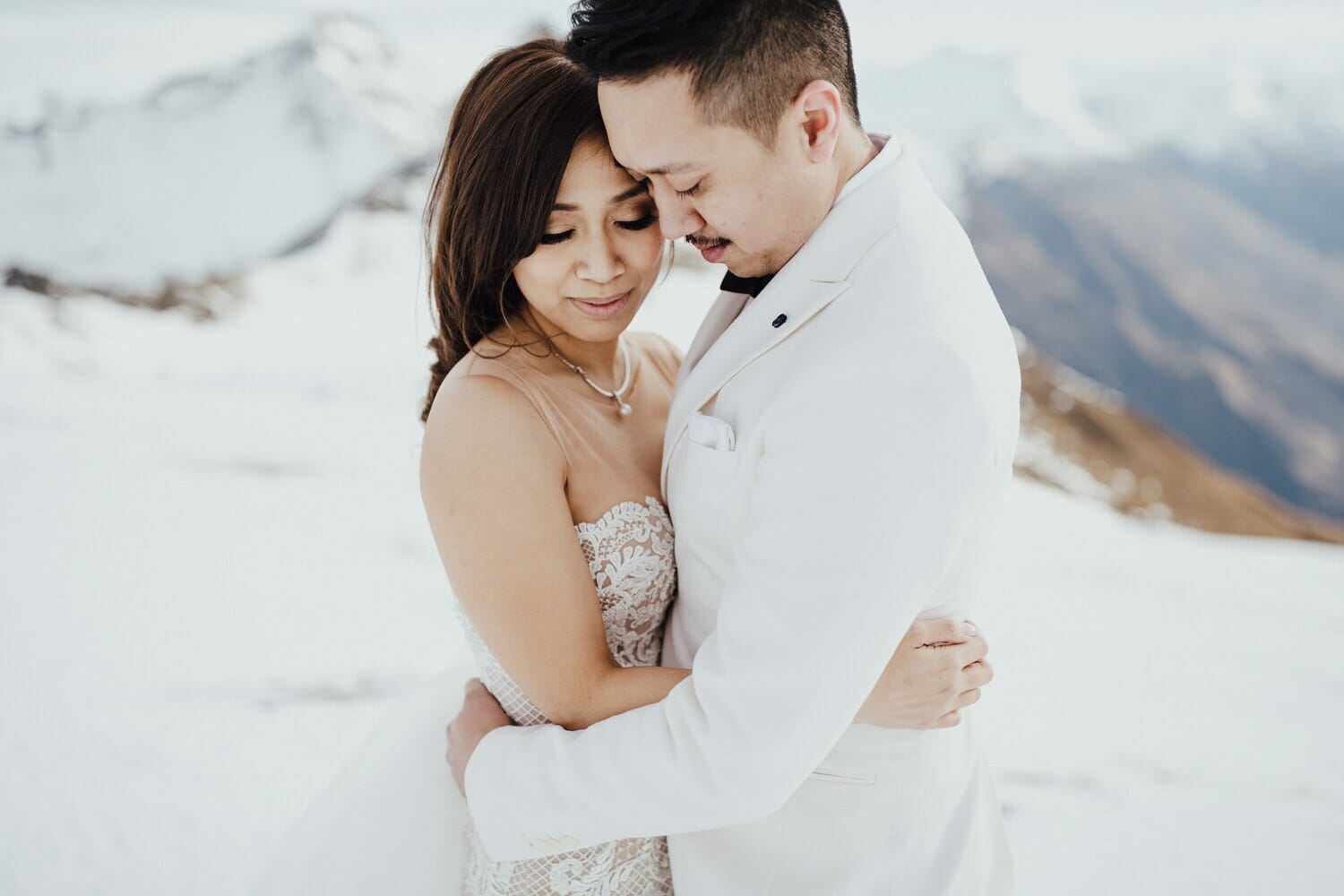 Vichi + Anthony Mountain Wedding, New Zealand Elopement Wedding Photographer